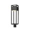 Z-Lite Barwick 1 Light Outdoor Post Mount Fixture, Black & Etched 585PHBR-BK-LED - alternate 1